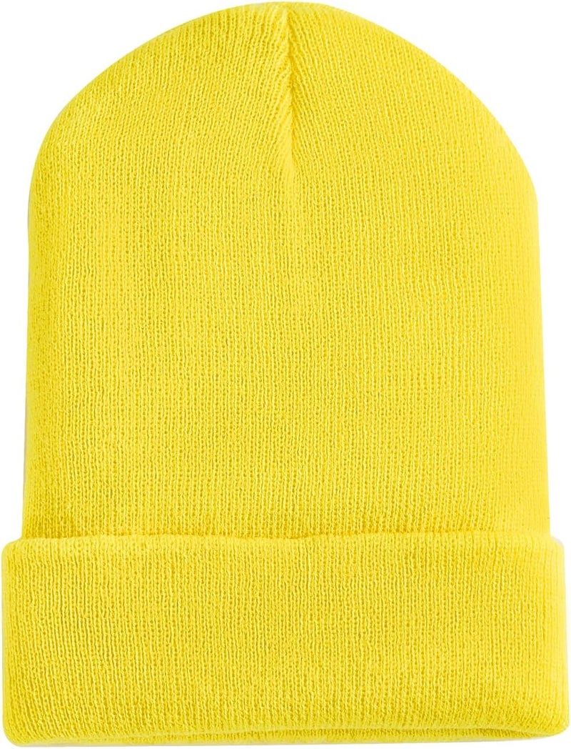 Dfqsofd Beanie for Men Women, Knitted Hats for Women Soft Warm Winter Hat Unisex Cuffed Beanie Skully Cap for Cold Weather - Image 1